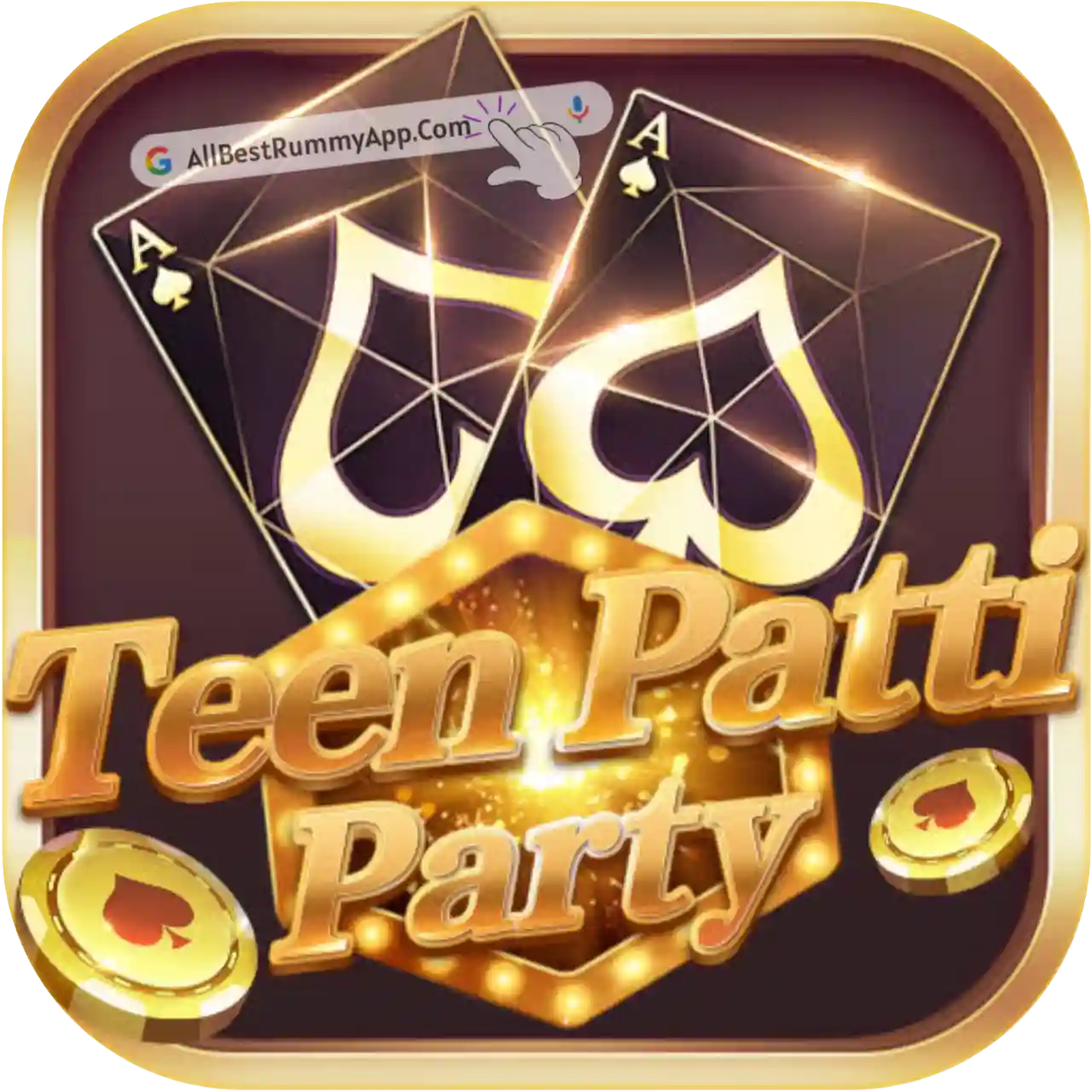 Teen Patti Party Logo - All Rummy App