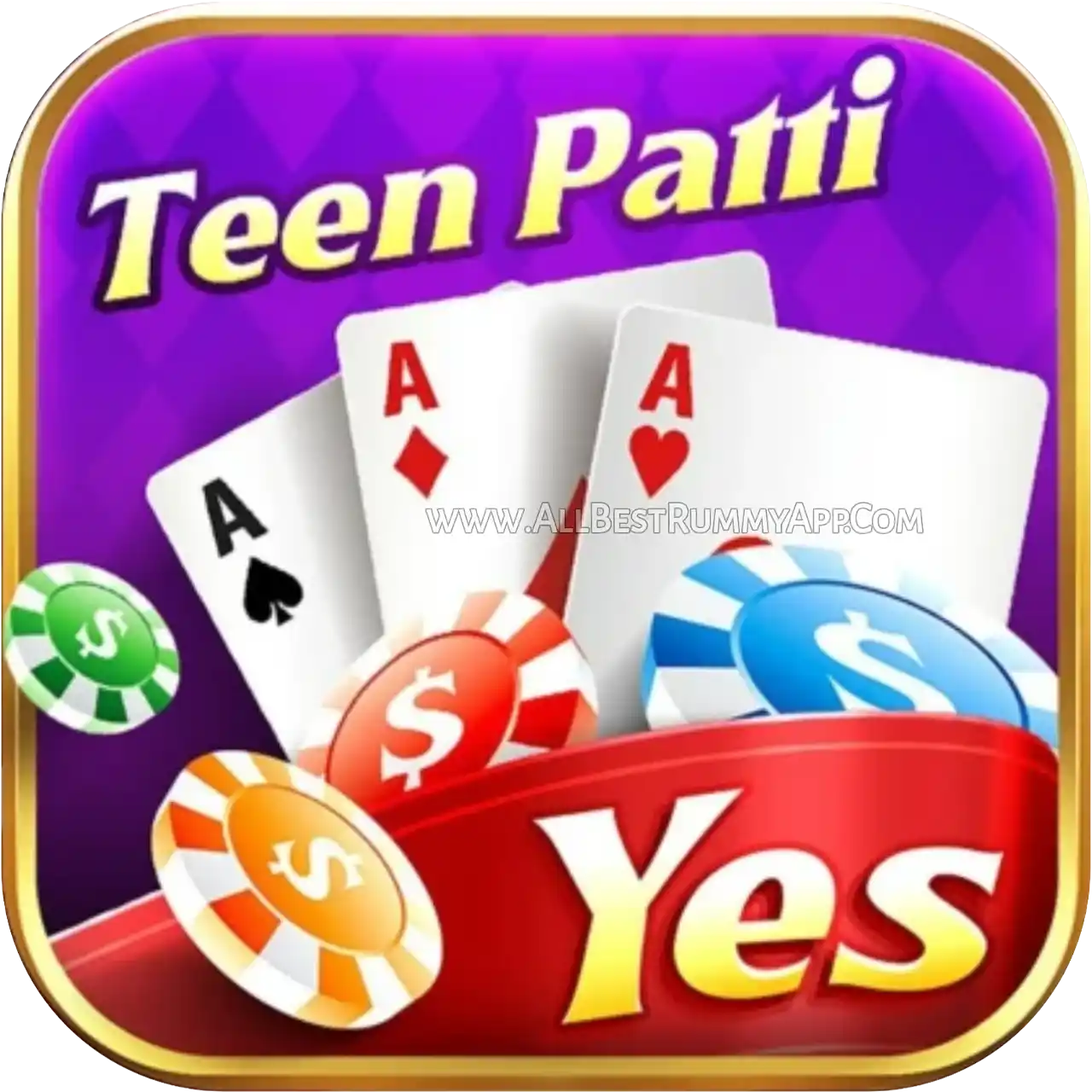 Teen Patti Yes Logo - All Best Rummy App