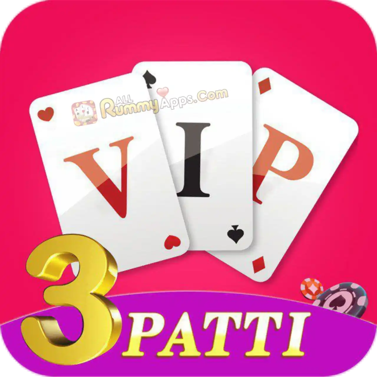 VIP 3 Patti Logo - All Best Rummy App