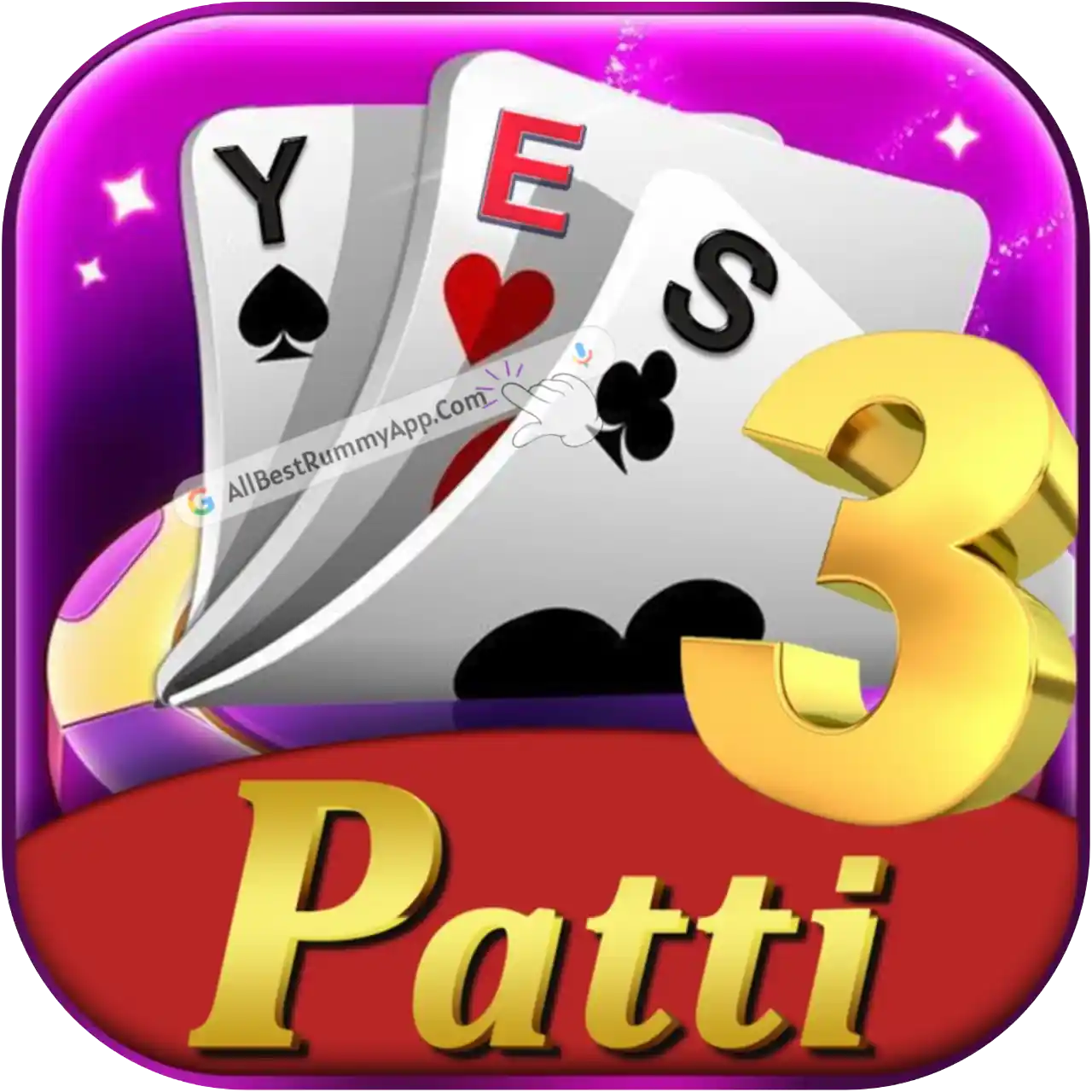 Yes 3 Patti Logo - All Best Rummy App