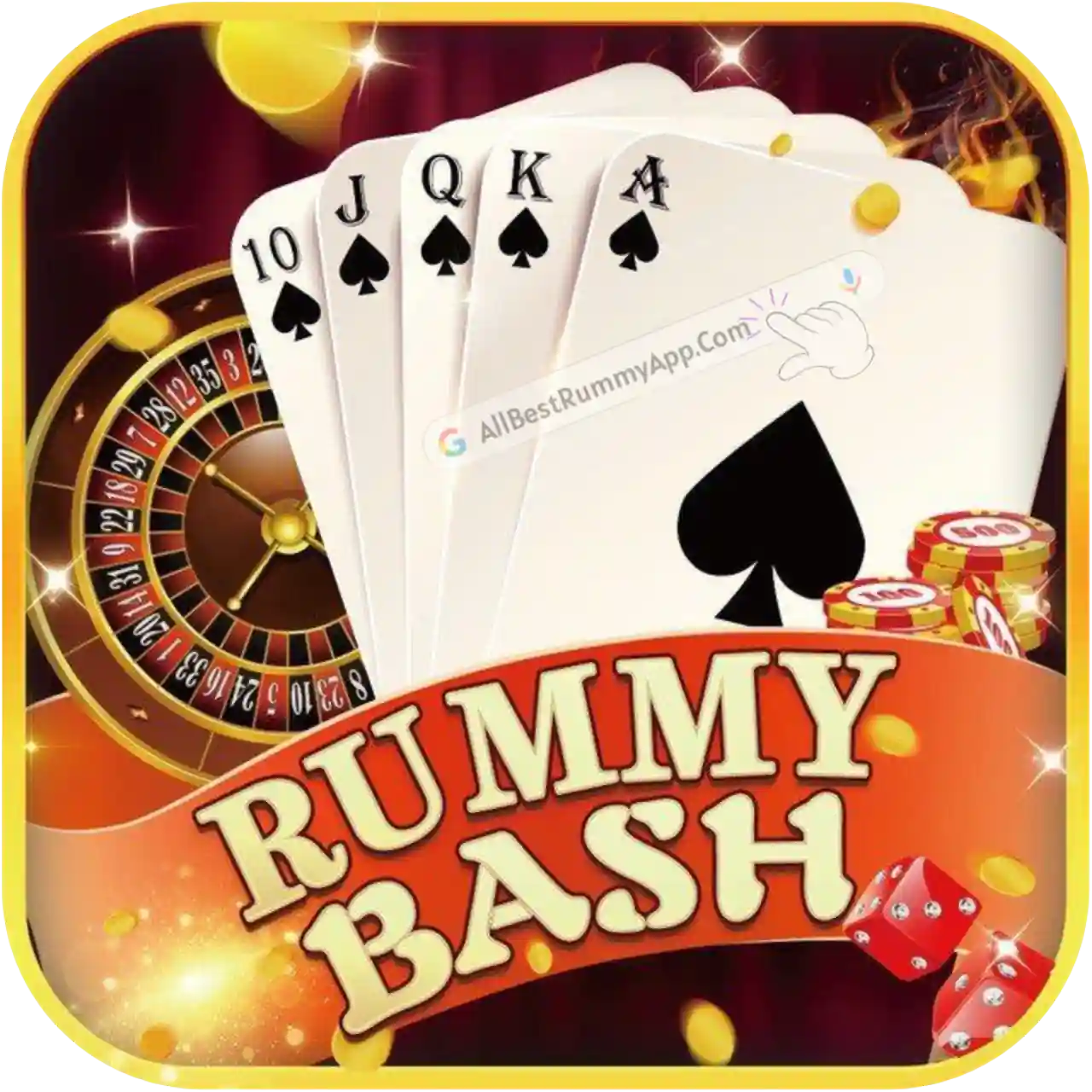 Rummy Bash Logo - All Best Rummy App