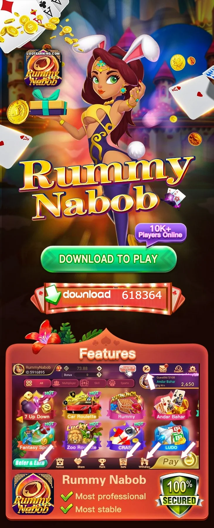 Rummy Nabob - All Best Rummy App